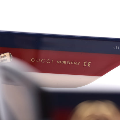 Gucci Acetate Web Oversized Frame Rectangle Sunglasses GG0276S Tortoiseshell 6 of 10