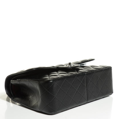 Chanel Caviar Quilted Jumbo Double Flap Black 4 of 8
