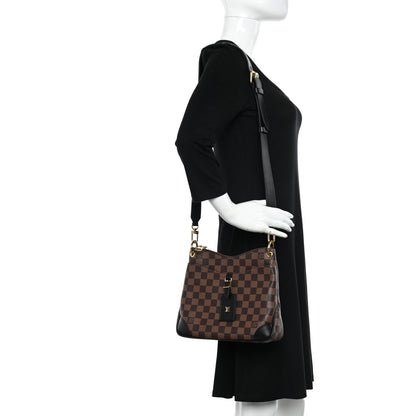 Louis Vuitton Damier Ebene Odeon PM Black 2 of 9