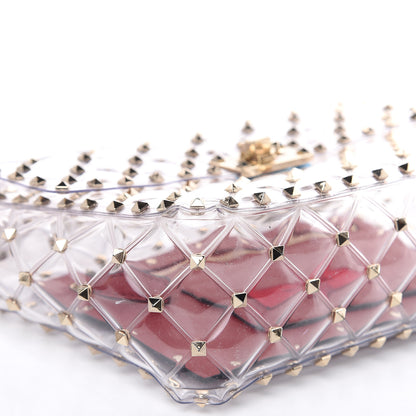 Valentino Garavani PVC Medium Rockstud Spike Shoulder Bag 7 of 8