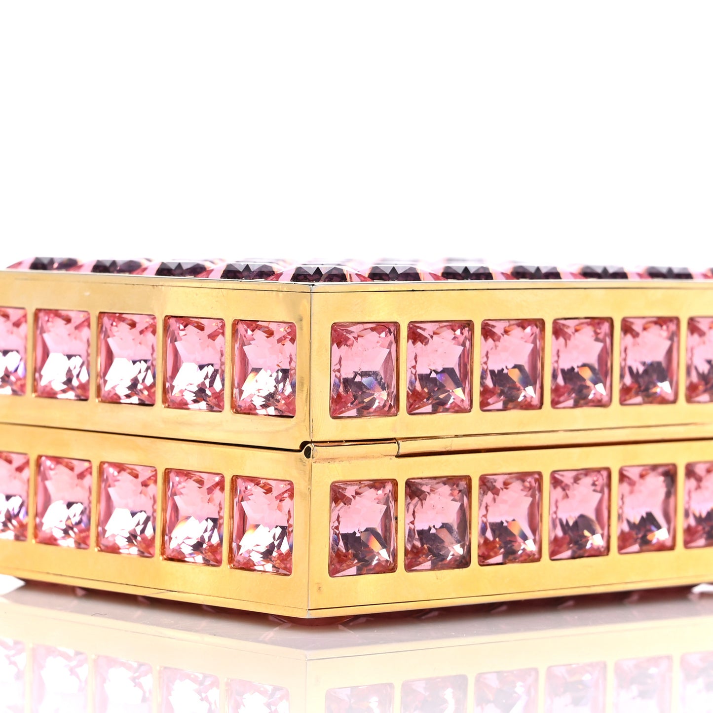 Austrian Crystal Princess Minaudiere Pink