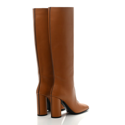 Hermes Calfskin Dressage Boots 36 Beige Dore 4 of 7