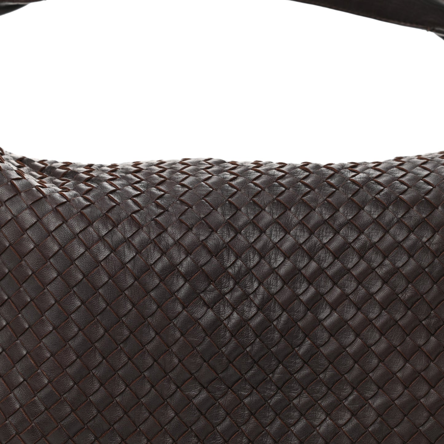 Nappa Intrecciato Maxi Veneta Hobo Ebano