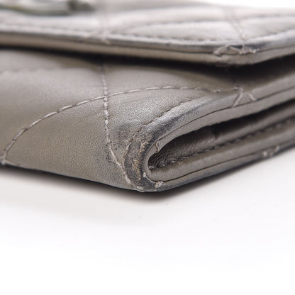 Chanel Lambskin Quilted CC Card Holder Green 10 of 16