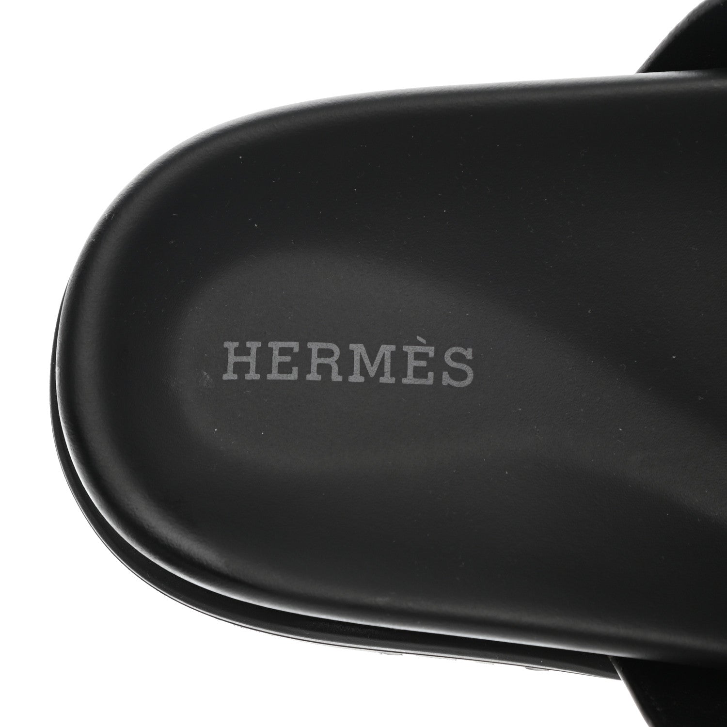 Hermes Calfskin Womens Chypre Sandals 39 Black 7 of 11