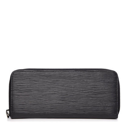 Louis Vuitton Epi Clemence Wallet Black 1 of 7