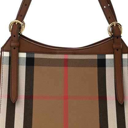 Burberry House Check Small Canterbury Tote Tan 7 of 9