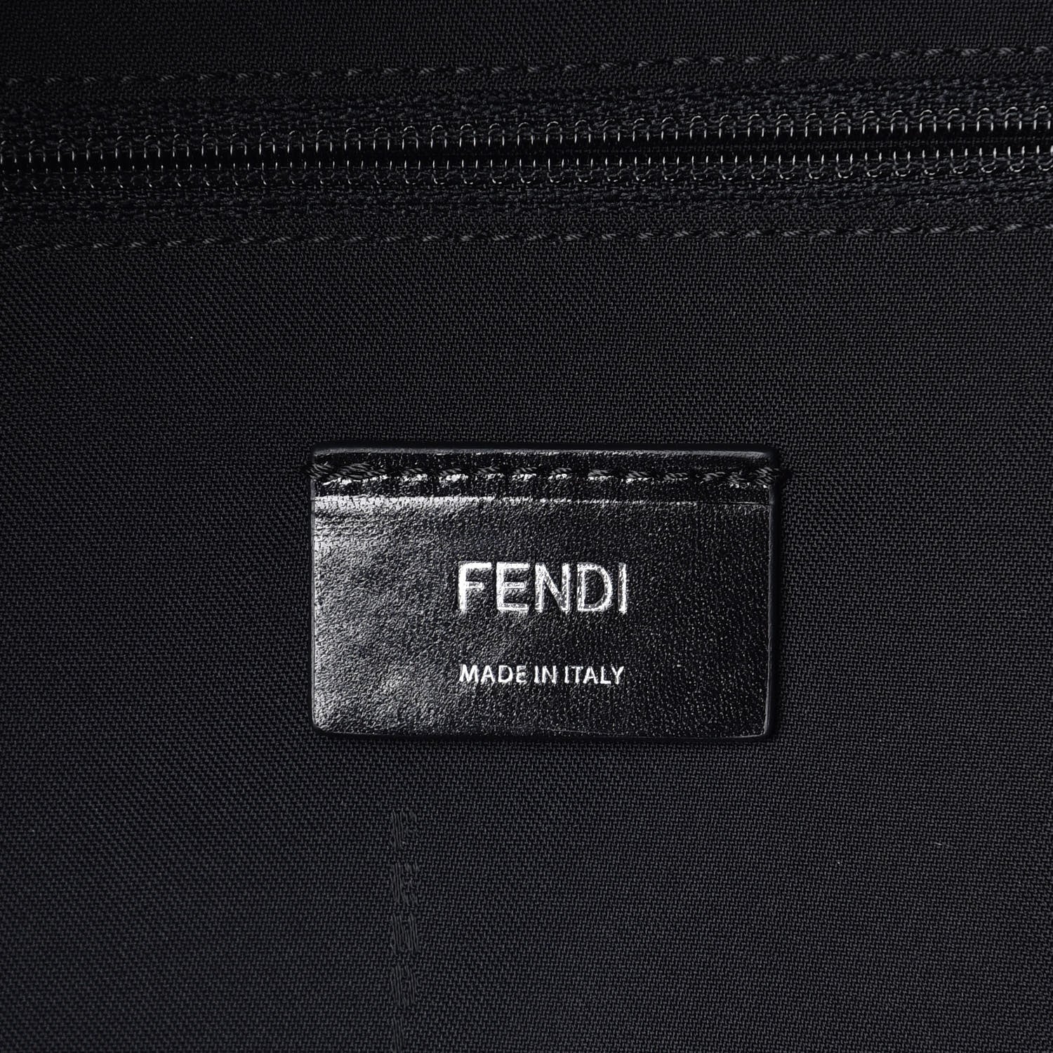 Fendi Nylon Vitello Elite Flamingo Granite Lightning Monster Eyes Backpack Multicolor Lavagna 6 of 8