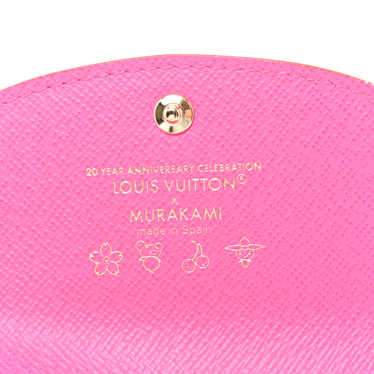 LV X TM Monogram Multicolor Rosalie Coin Purse White Kawaii Pink