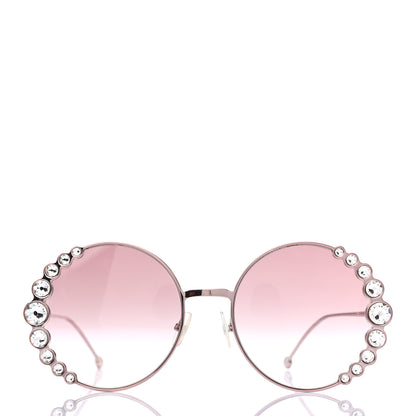 Fendi Crystal Sunglasses FF 0324/S Rose Gold 2 of 6