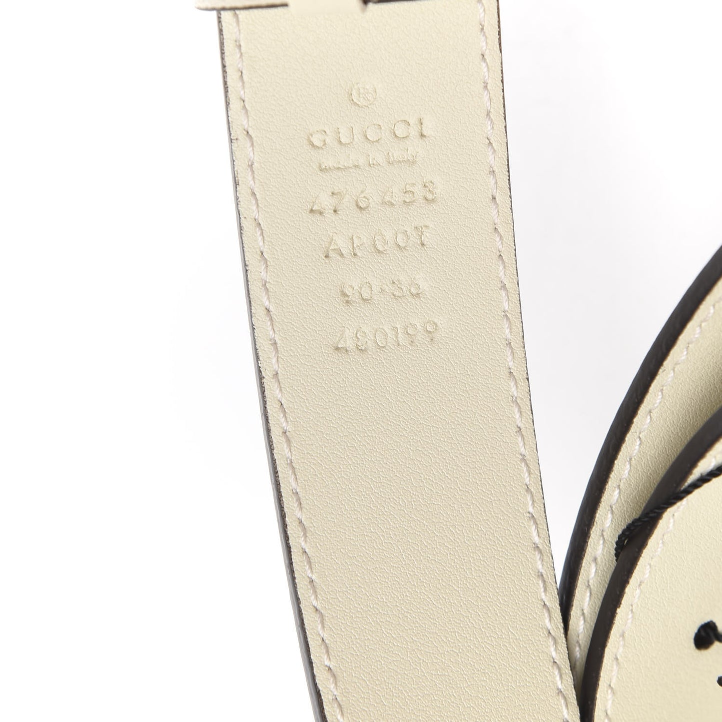 Calfskin Dionysus 30mm Belt 90 36 Mystic White