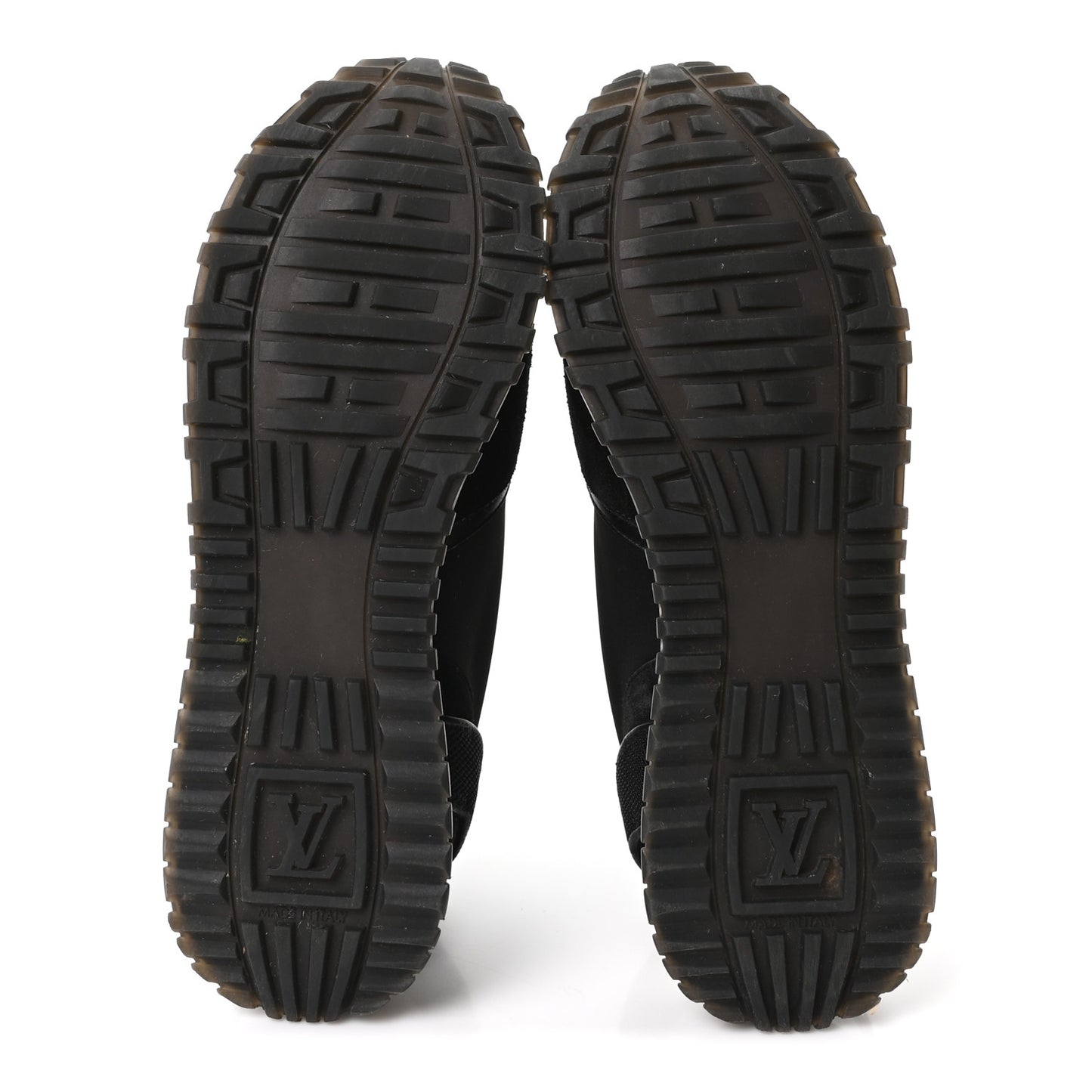 Calfskin Run Away Sneakers 38.5 Black