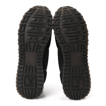 Louis Vuitton Calfskin Run Away Sneakers 38.5 Black 6 of 9