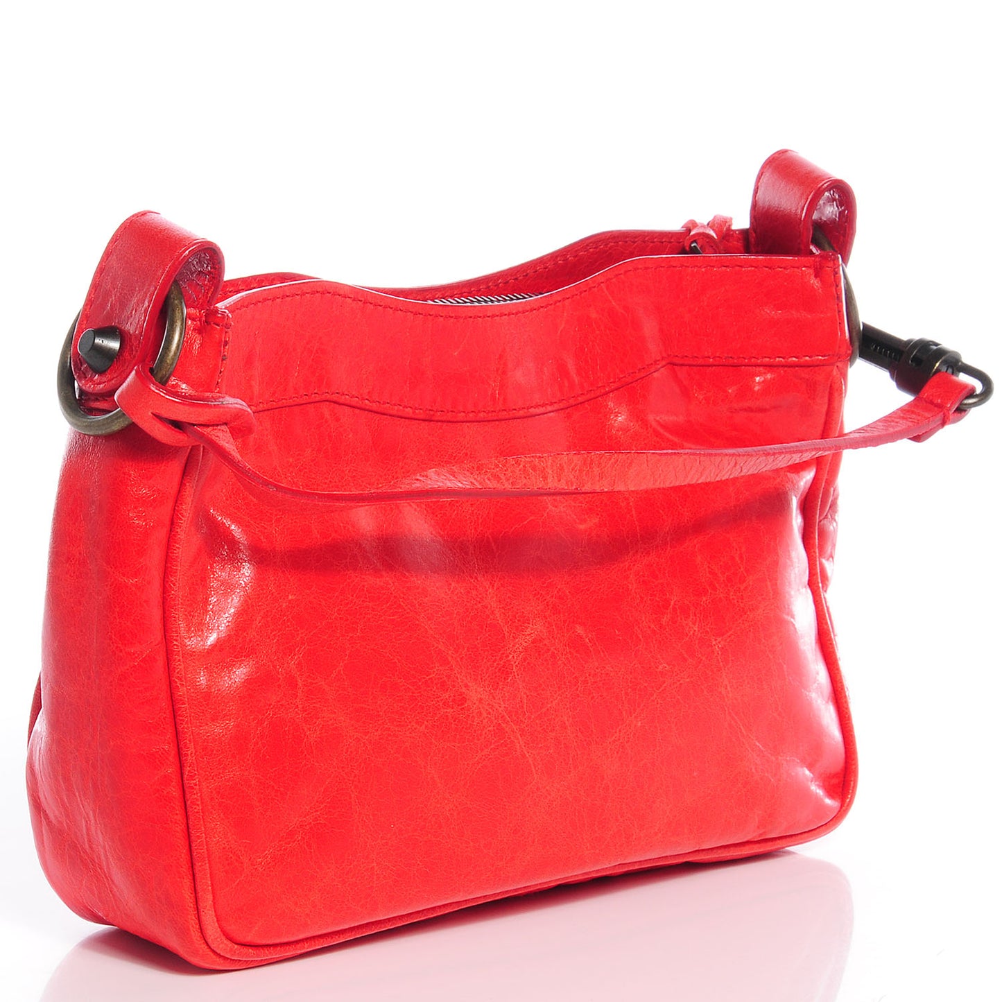 Agneau Shoulder Bag Vermillion