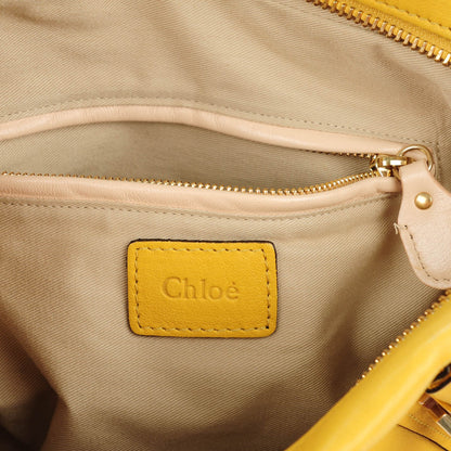 Chloe Calfskin Medium Military Paraty Mimosa 6 of 8