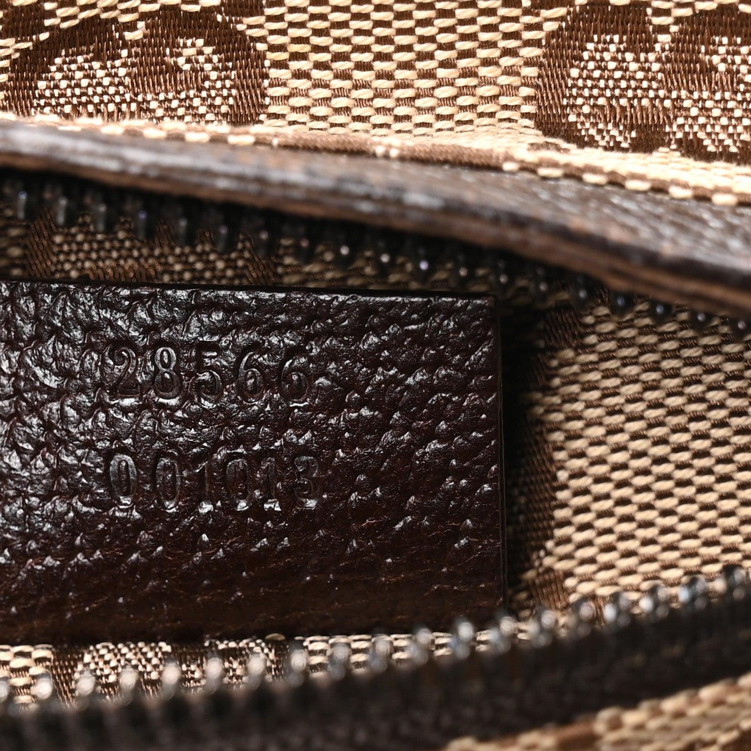 Gucci GG Monogram Double Pocket Belt Bag Dark Brown 6 of 9
