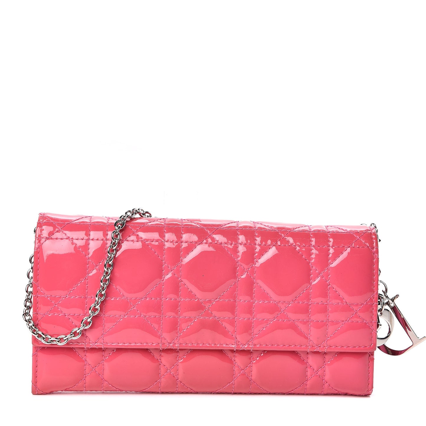Patent Cannage Rendezvous Chain Wallet Magenta