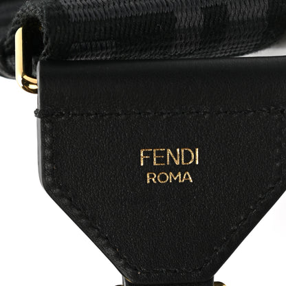 Fendi Ribbon Vitello Seta FF 1974 Adjustable Strap You Black 4 of 5