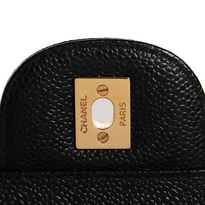 Chanel Caviar Quilted Jumbo Double Flap Black 8 of 9