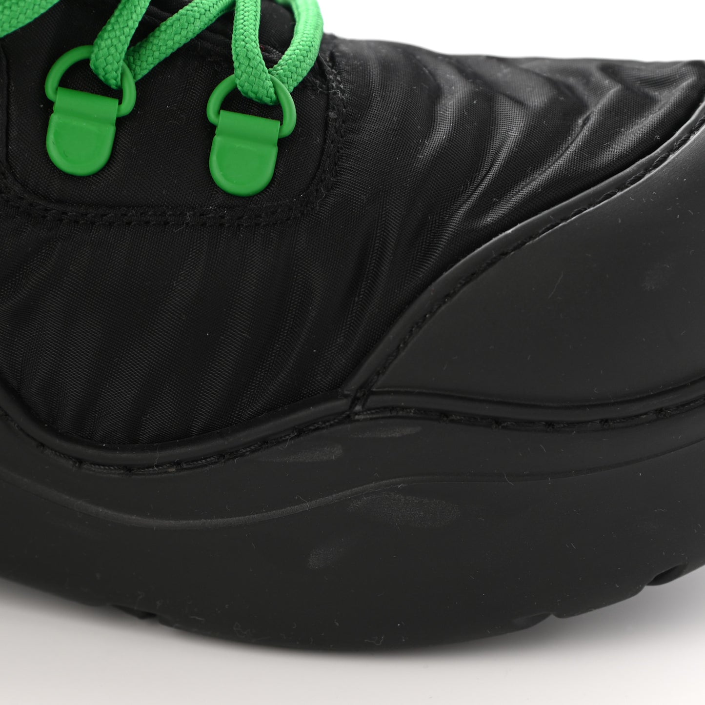 Technical Fabric Rubber Puddle Bomber Boots 38 Black Grass
