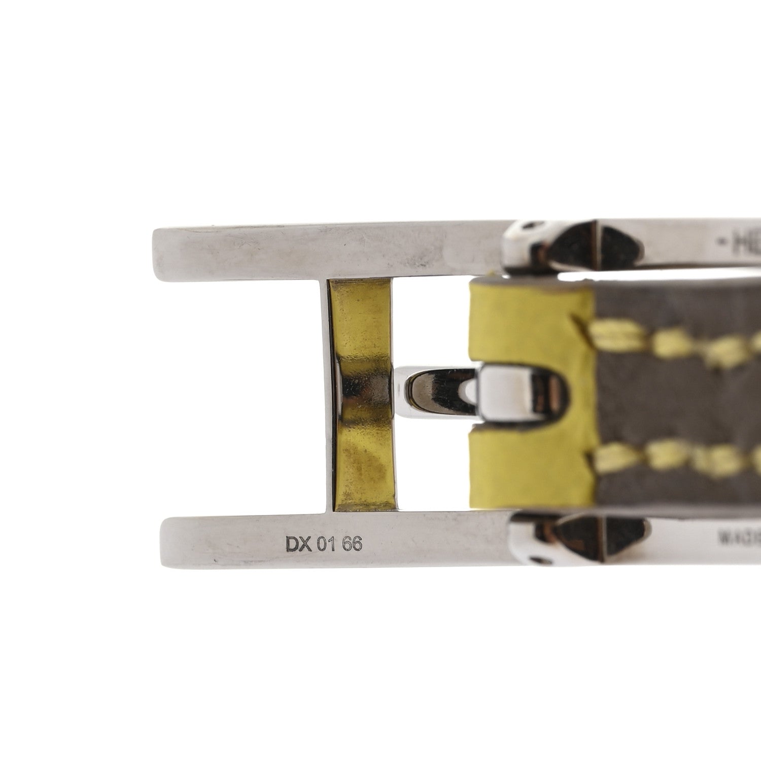 Hermes Epsom Swift Behapi Double Tour Bracelet XS Lime Etoupe 4 of 4