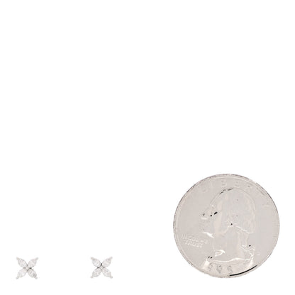 Tiffany Platinum Diamond .19ct Mini Victoria Earrings 2 of 6
