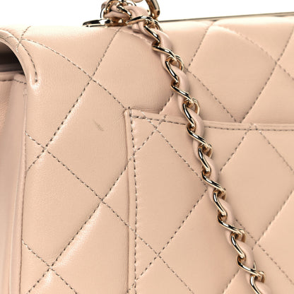Chanel Lambskin Quilted Medium Trendy CC Flap Dual Handle Bag Beige 16 of 18
