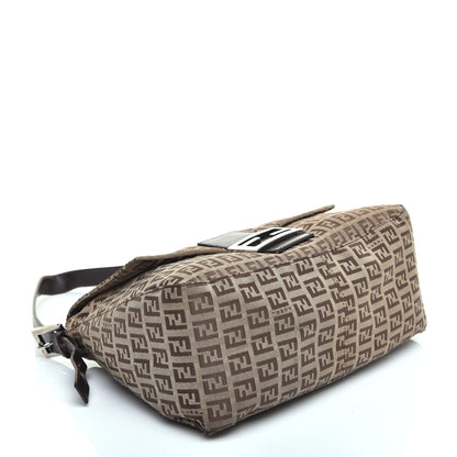Fendi Zucchino Mama Baguette Dark Brown 4 of 11