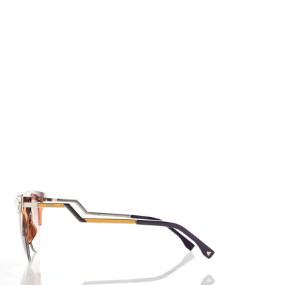 Fendi Iridia Cat Eye Sunglasses FF 0041/S Brown 3 of 7