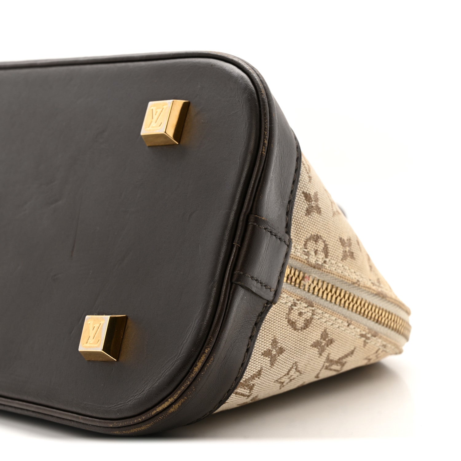 Louis Vuitton Mini Monogram Alma Long Kaki 9 of 15