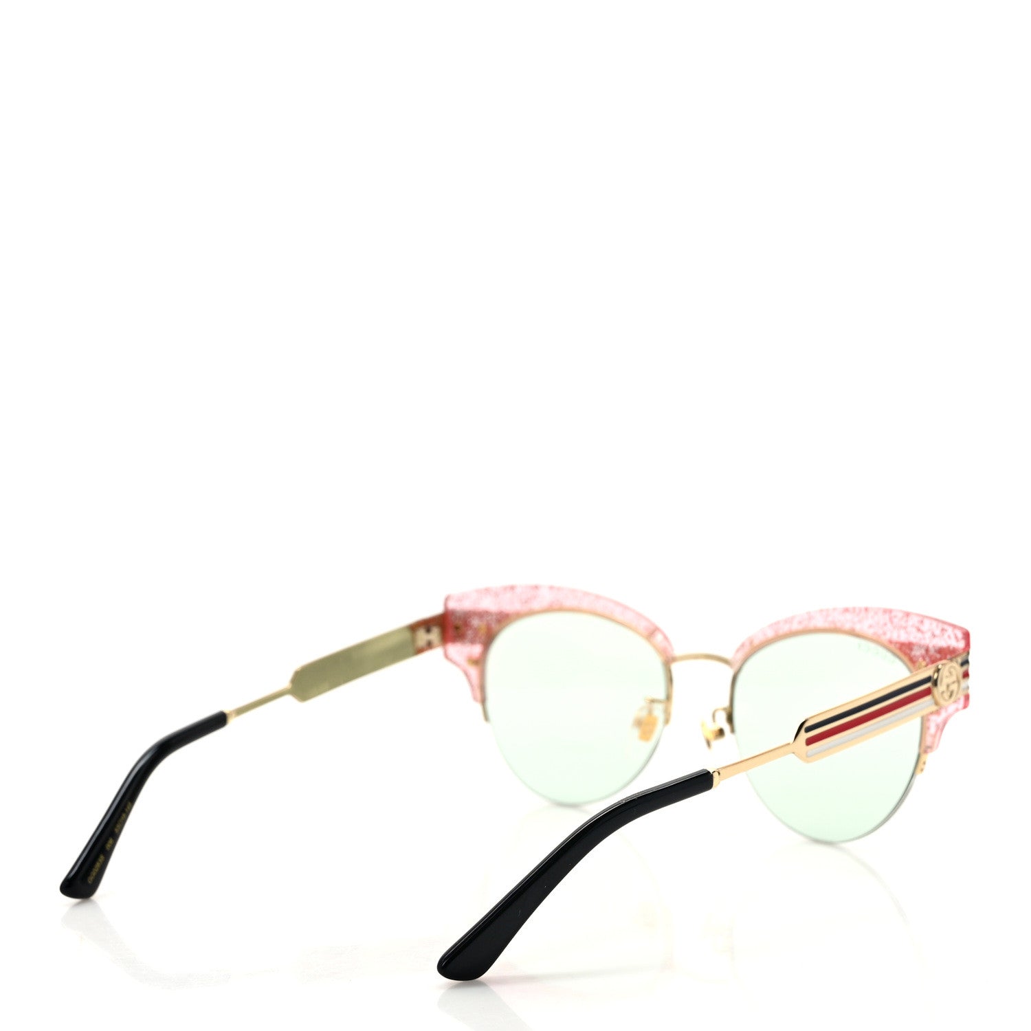Gucci Glitter Cat Eye Sunglasses GG0283S Pink 4 of 8