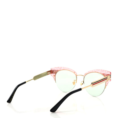 Gucci Glitter Cat Eye Sunglasses GG0283S Pink 4 of 8