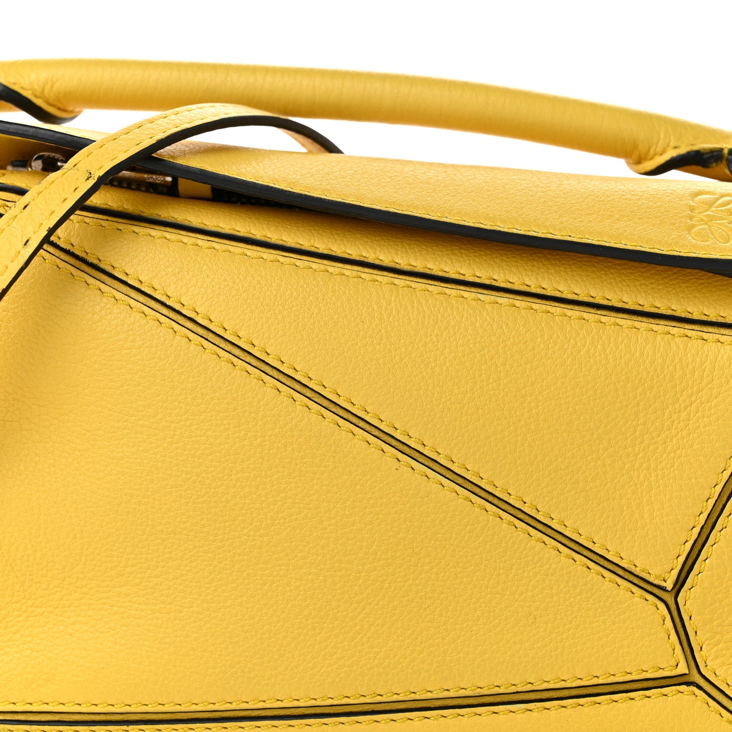 Calfskin Mini Puzzle Bag Yellow