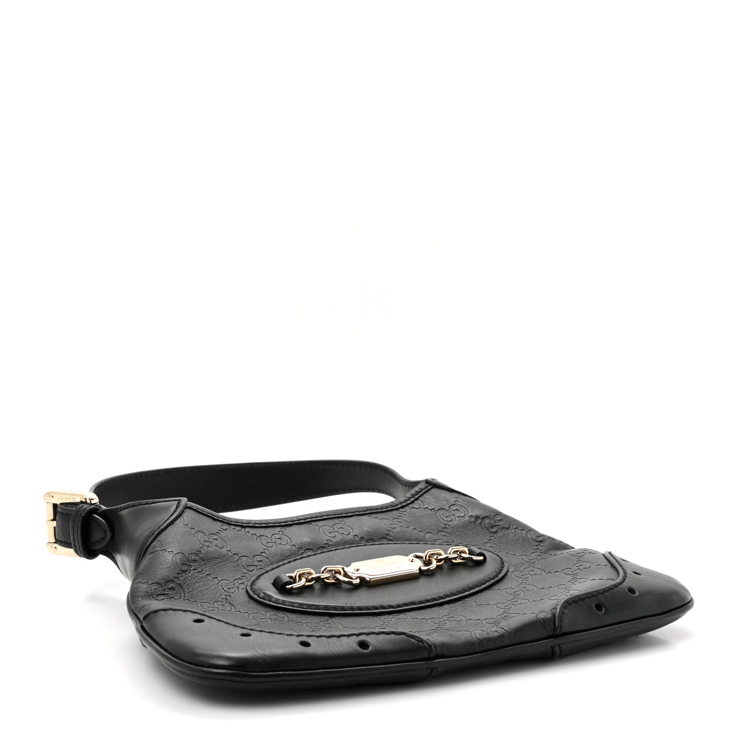 Gucci Guccissima Punch Hobo Black 4 of 12