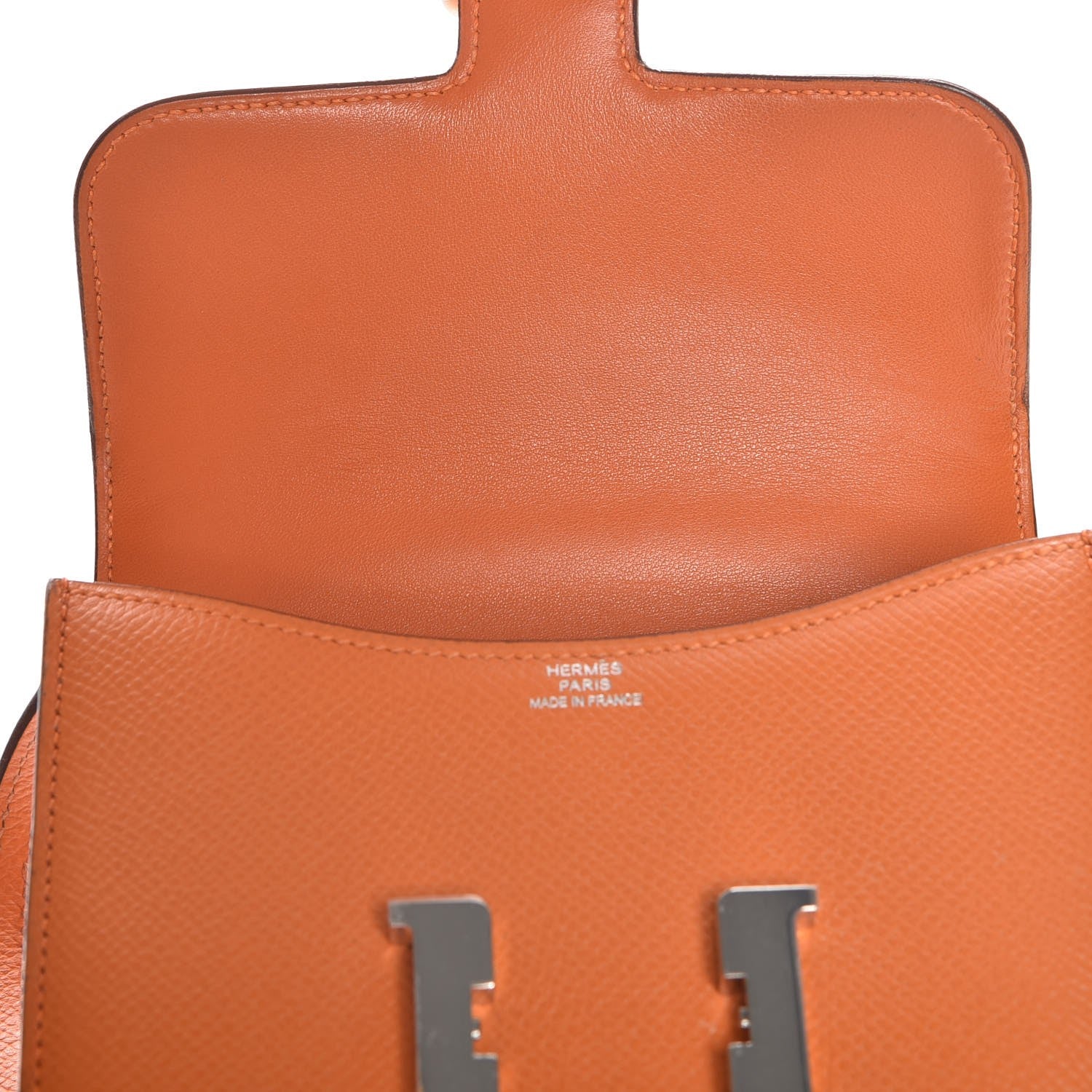 Hermes Epsom Micro Constance 14 Orange 16 of 16
