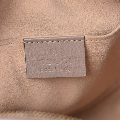 Gucci Calfskin Matelasse Mini GG Marmont Chain Shoulder Bag Nude 6 of 12