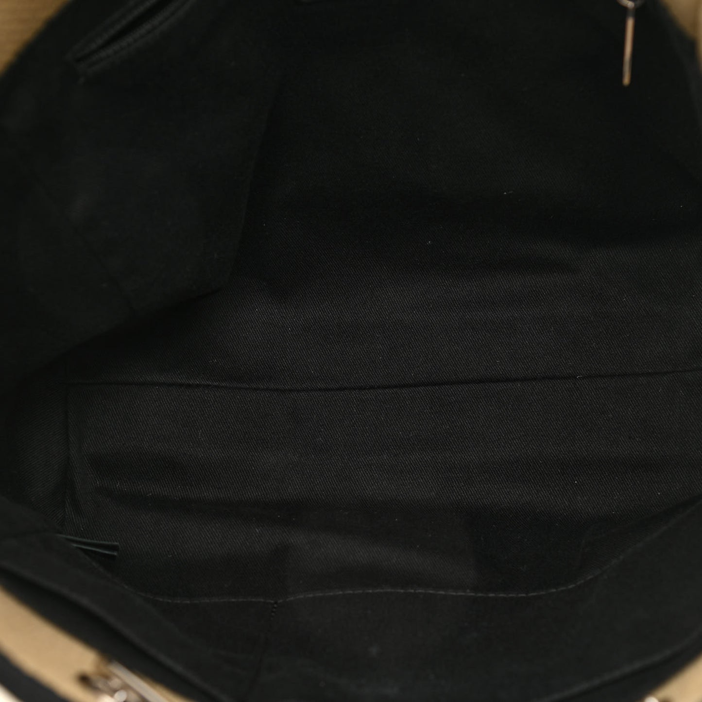 Canvas Small Deauville Tote Beige Black