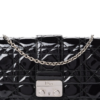 Christian Dior Patent Cannage New Lock Pouch Black 10 of 10