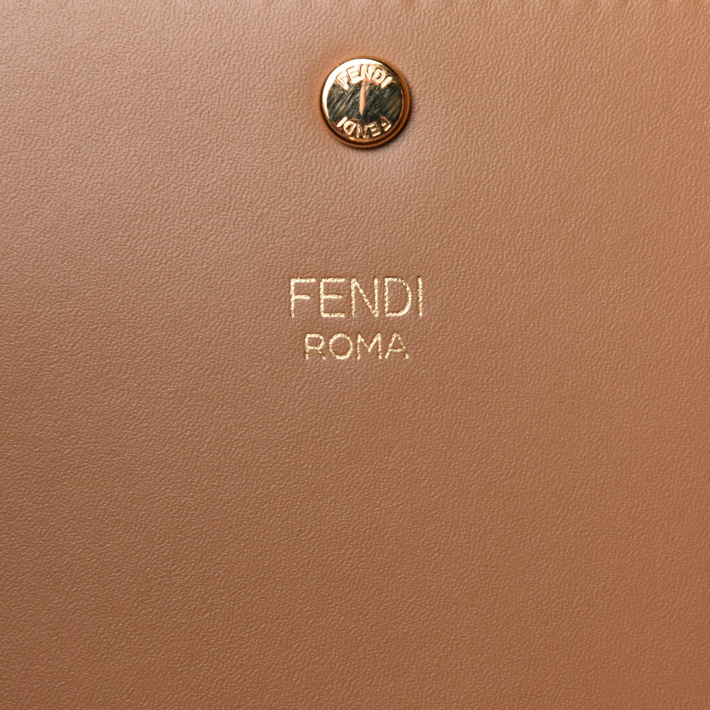 Vitello King Medium Fendi Way Tote Miele Scuro