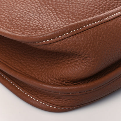 Hermes Taurillon Clemence Evelyne III GM Gold 9 of 11