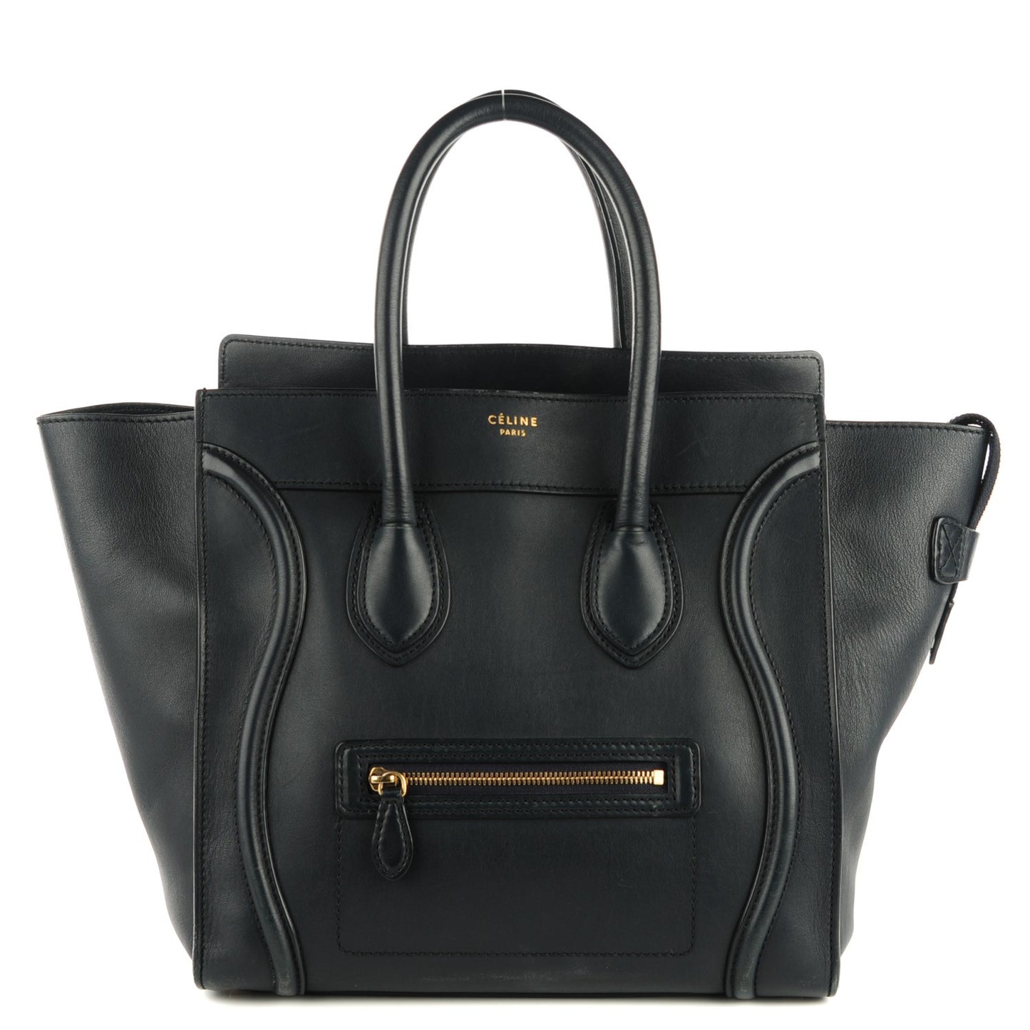 Smooth Calfskin Mini Luggage Navy