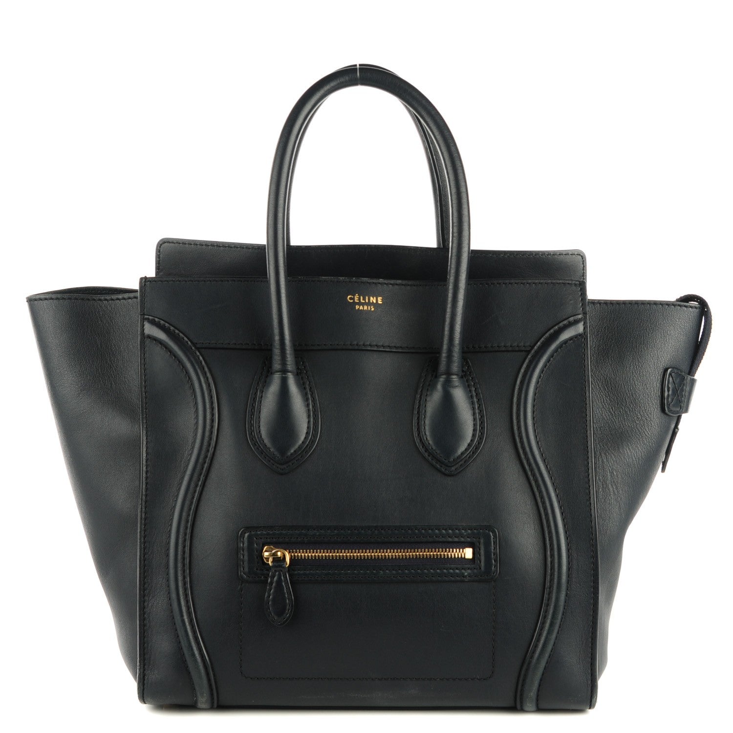 Celine Smooth Calfskin Mini Luggage Navy 1 of 8