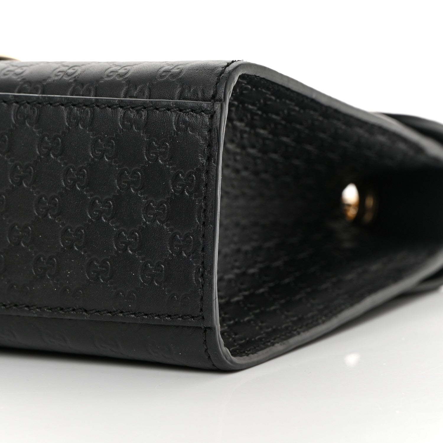 Gucci Microguccissima Medium Emily Chain Shoulder Bag Black 10 of 14