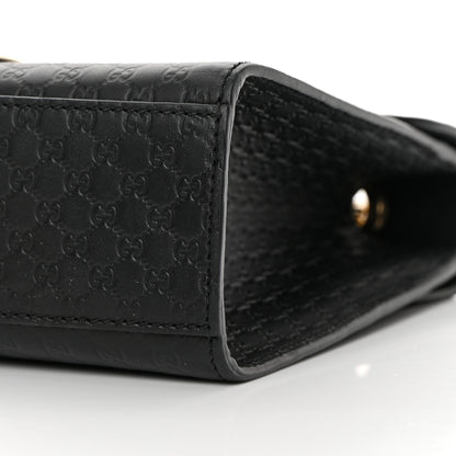 Gucci Microguccissima Medium Emily Chain Shoulder Bag Black 10 of 14