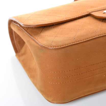 Chanel Nubuck Bull Jumbo Double Flap Camel 12 of 18