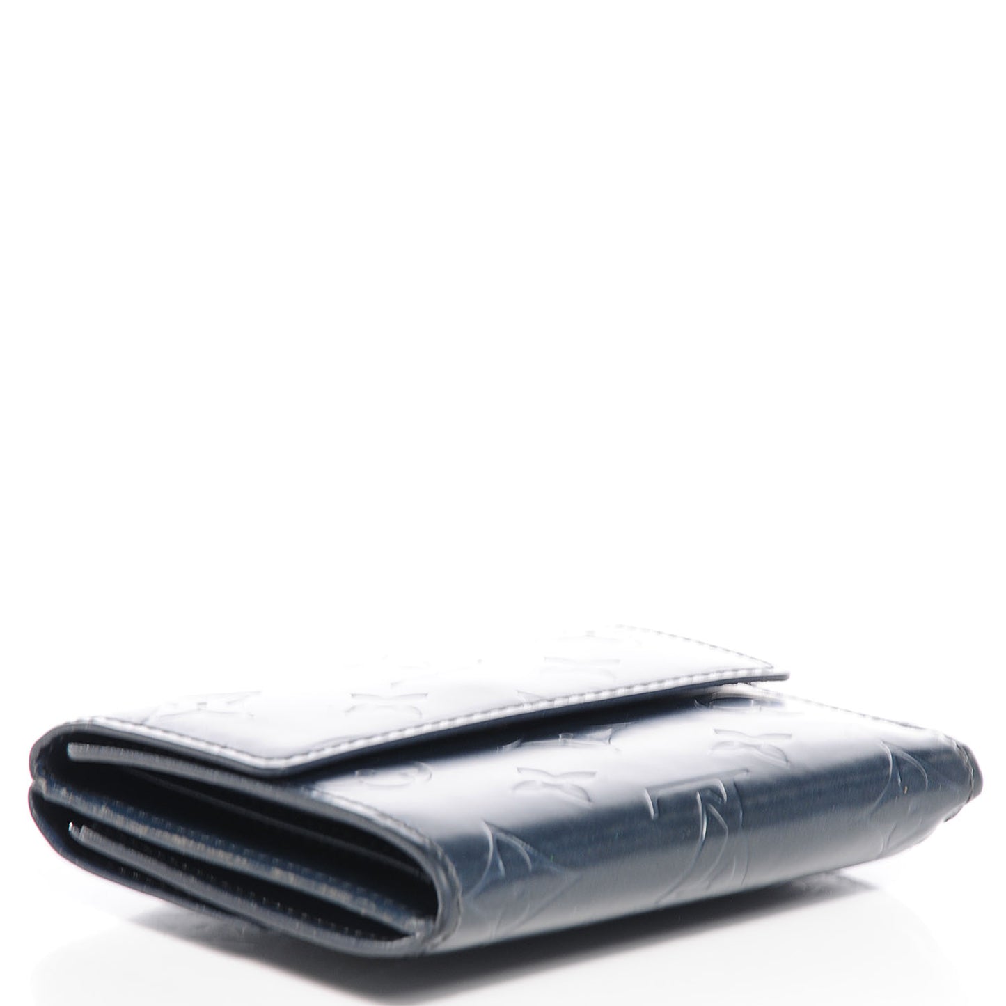 Mat Monogram Elise Wallet Blue