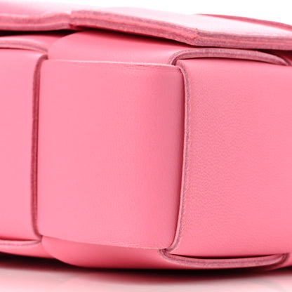 Bottega Veneta Lambskin Maxi Intrecciato Cassette Crossbody Bag Pink 10 of 10