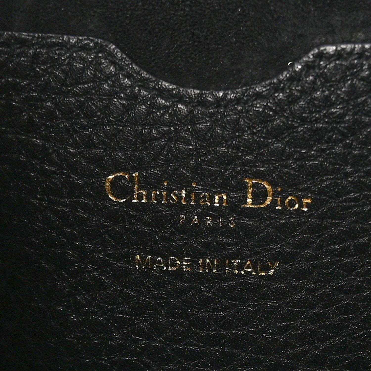 Christian Dior Grained Calfskin Large Bobby Flap Black 6 of 10