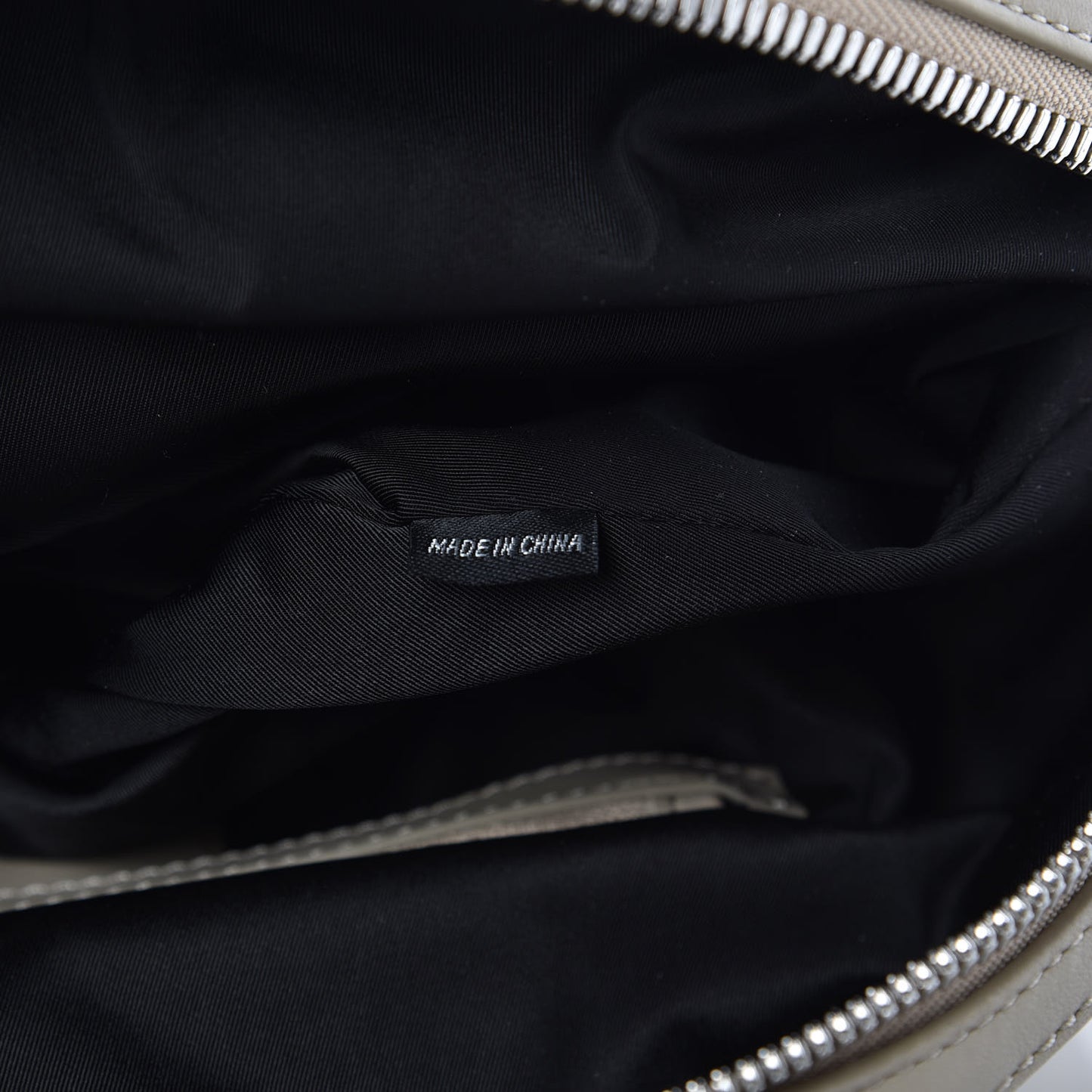 Pebbled Calfskin Large Emile Beige
