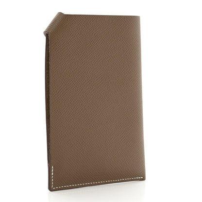 Hermes Epsom Tarmac PM Passport Holder Etoupe 3 of 8